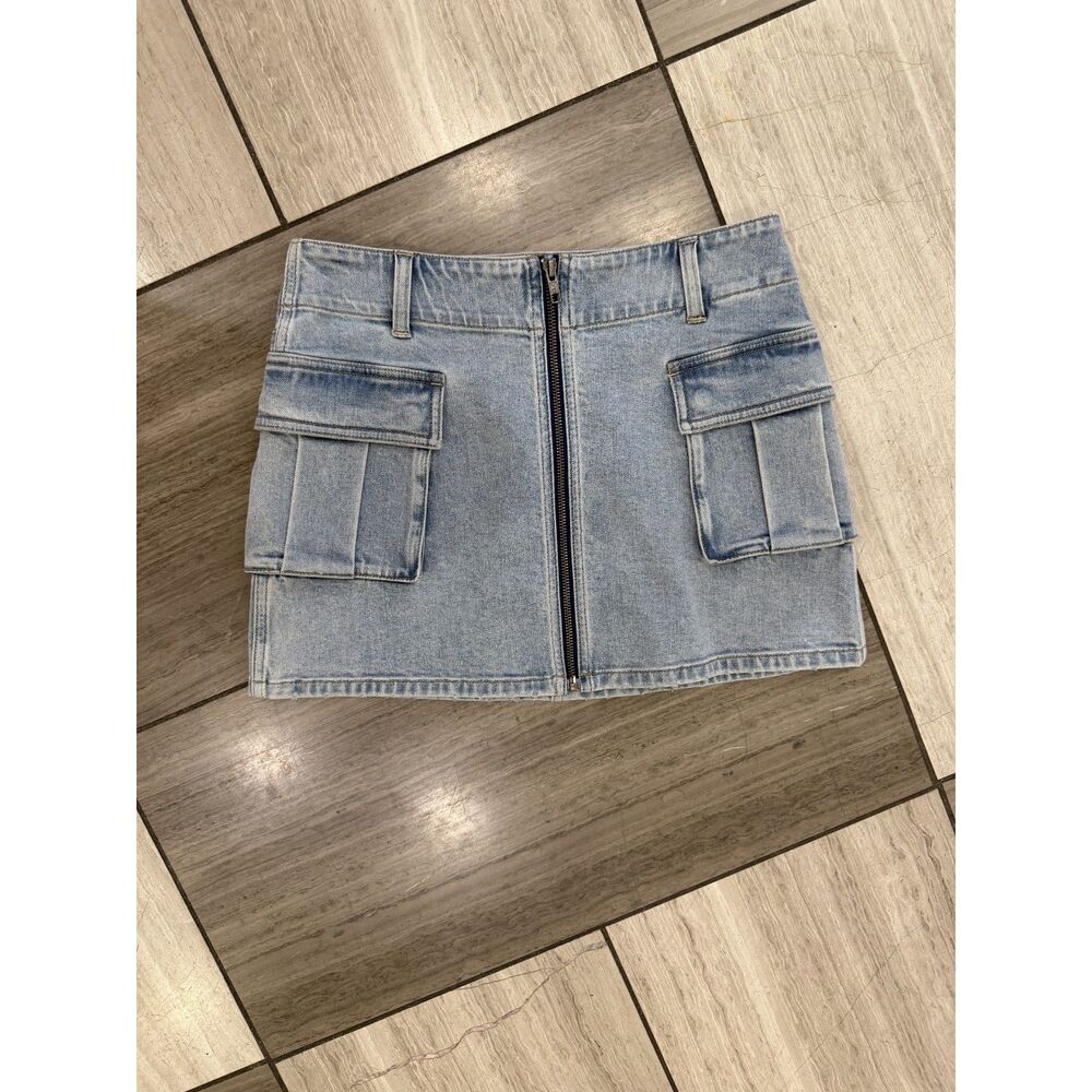 Alice + Olivia Denim Skirt (Size 26) CD404301S25